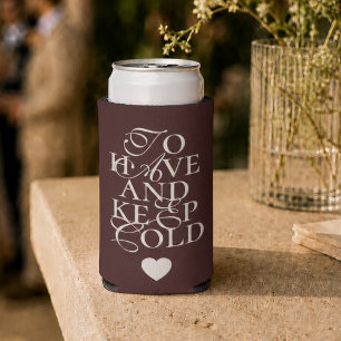 Kalte Gastgeschenk Hochzeit haben und Behalten Selters Dosenkühler