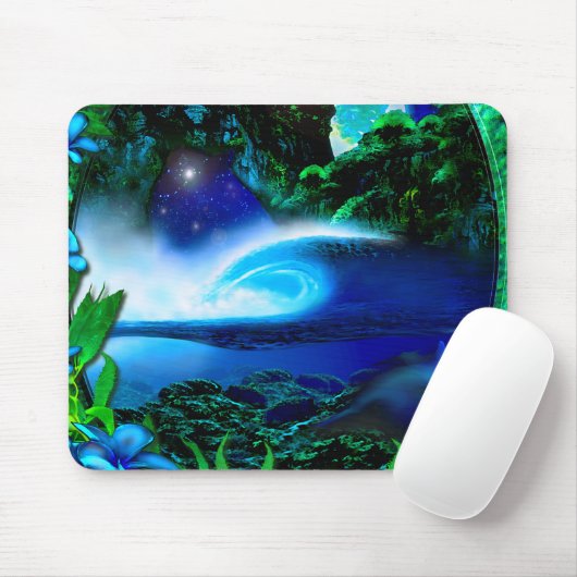 Kalte Glasmausunterlage Mousepad (Mit Mouse)