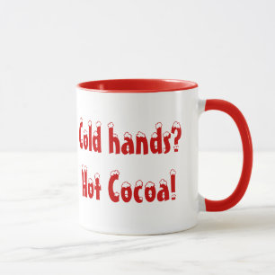 Kalte Hände? Heißer Kakao! Tasse