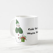 Kalte Hände warmes Herz Kaffeetasse (Vorderseite Links)