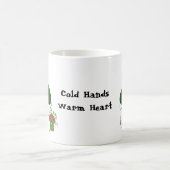 Kalte Hände warmes Herz Kaffeetasse (Mittel)