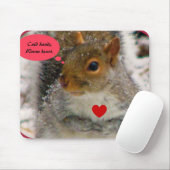 Kalte Hände, warmes Herz Mousepad (Mit Mouse)