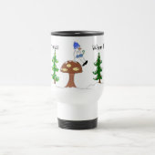 Kalte Hände warmes Herz Reisebecher (Mittel)