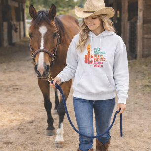 Kalte Morgen. Schwere Eimer. Starke Frauen. Kapuze Hoodie