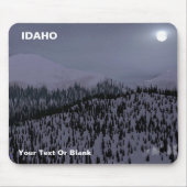 Kalte Nacht in Idaho Mousepad (Vorne)