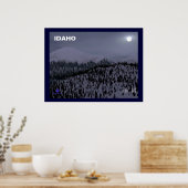 Kalte Nacht in Idaho Poster (Küche)