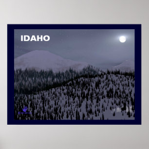 Kalte Nacht in Idaho Poster