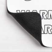 Kalte Nase, warmes Herz Mousepad (Ecke)