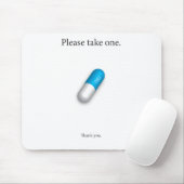 Kalte Pille Mousepad (Mit Mouse)