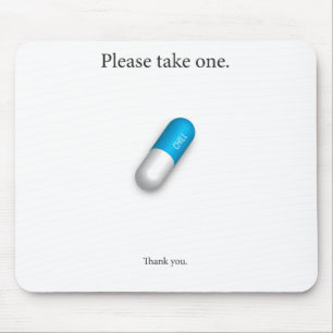 Kalte Pille Mousepad