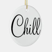 KALTE RUNDE VERZIERUNG KERAMIKORNAMENT (Rechts)