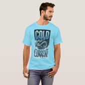 Kalte Strömung mit Schlange T-Shirt (Vorne ganz)