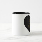 Kälte übergibt warmem Herzen 11 Unze-Tasse Tasse (Zentrum)