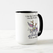 Kalte und bittere Jackalope Tasse (VorderseiteRechts)