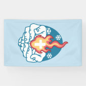 Kalte Veränderung, Feuer des Glaubens - Motivieren Banner (Horizontal)