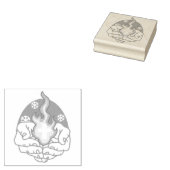 Kalte Veränderung, Feuer des Glaubens - Motivieren Gummistempel (Stempel)