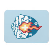 Kalte Veränderung, Feuer des Glaubens - Motivieren Magnet (Horizontal)