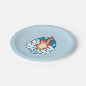 Kalte Veränderung, Feuer des Glaubens - Motivieren Pappteller (Schrägansicht)