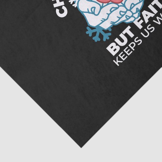 Kalte Veränderung, Feuer des Glaubens - Motivieren Seidenpapier (Ausschnitt)