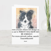 Kalte Whippet Weihnachtskarte Feiertagskarte (Rückseite)