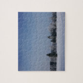 Kalte Winterlandschaft 12 Snowy Puzzle (Vertikal)