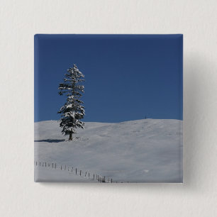 Kalte Winterlandschaft 4 Snowy Button