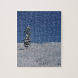 Kalte Winterlandschaft 4 Snowy Puzzle