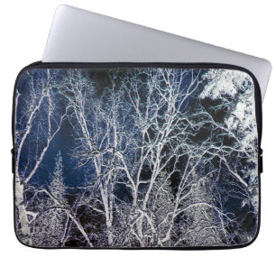 Kalte Winternacht..... Laptopschutzhülle