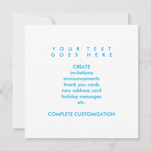 Kältegefühl Einladung (Rückseite)