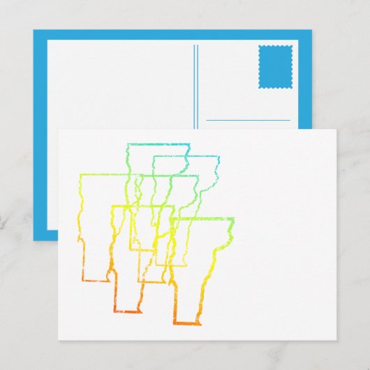 Kältegefühl Postkarte (Vorne/Hinten)