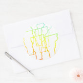 Kältegefühl Runder Aufkleber (Umschlag)