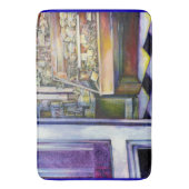 Kalter Brei in einem heißen Deli Badematte (Vorderseite Vertikal)