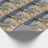 Kalter Brei in einem heißen Deli Geschenkpapier (Ecke)