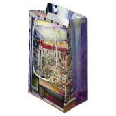 Kalter Brei in einem heißen Deli Kleine Geschenktüte (Vorderseite Schrägansicht)