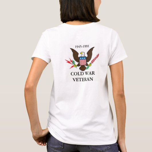 KALTER KRIEG VETERAN / FRAU T-Shirt (Rückseite)