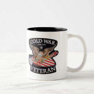KALTER KRIEG VETERAN ZWEIFARBIGE TASSE