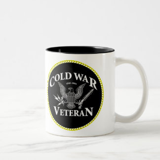 KALTER KRIEG VETERAN ZWEIFARBIGE TASSE