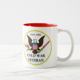 KALTER KRIEG VETERAN ZWEIFARBIGE TASSE