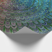 Kalter MetallBlumeMandala Geschenkpapier (Ecke)