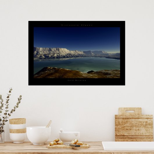 kalter Morgen Poster (Küche)