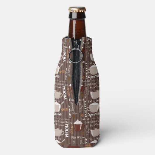 Kalter oder heißer Kaffee Flaschenkühler (Flasche Rückseite)