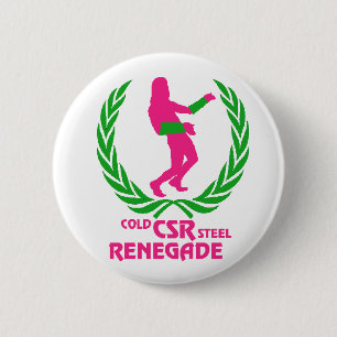 Kalter Stahl-Abtrünniger Button