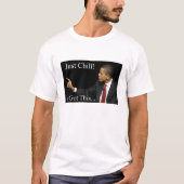 Kalter T - Shirt Obama-Gerade (Vorderseite)