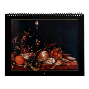 Kalter Vintage-Stillleben-Kunst 14 Bilder Kalender
