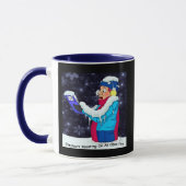 Kalter Weihnachtsliedermug Tasse (Links)