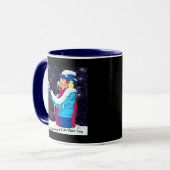 Kalter Weihnachtsliedermug Tasse (Vorderseite Links)