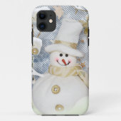 Kalter Winter-Schneemann Case-Mate iPhone Hülle (Rückseite)