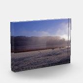 Kalter Wintermorgen Esthwai Water England Fotoblock (Links)