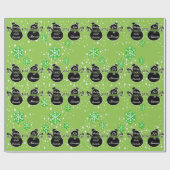 Kaltes Außenpapier mit hellgrüner Umhüllung Geschenkpapier (Flach)