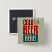 Kaltes Bier Button (Vorne & Hinten)